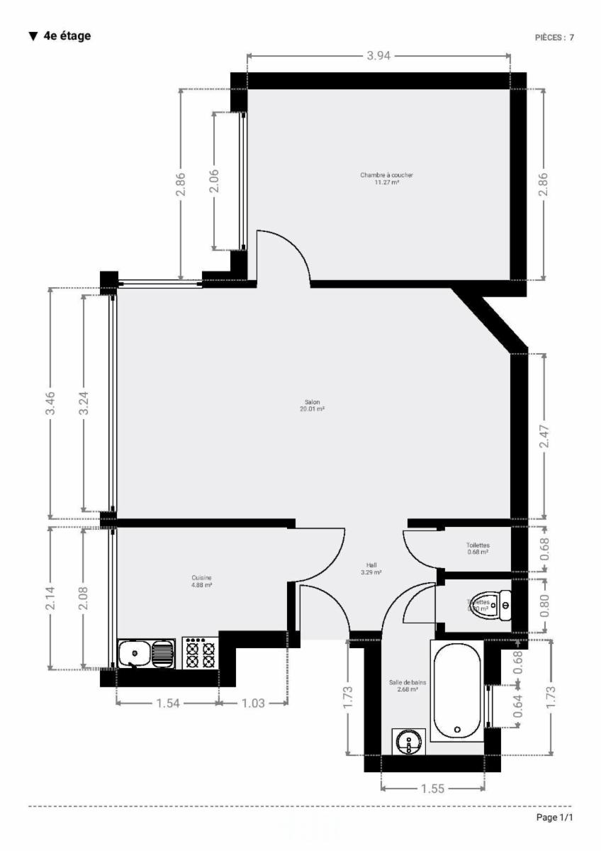 photo 21 du bien L’ appartement « A4 » au 4e étage