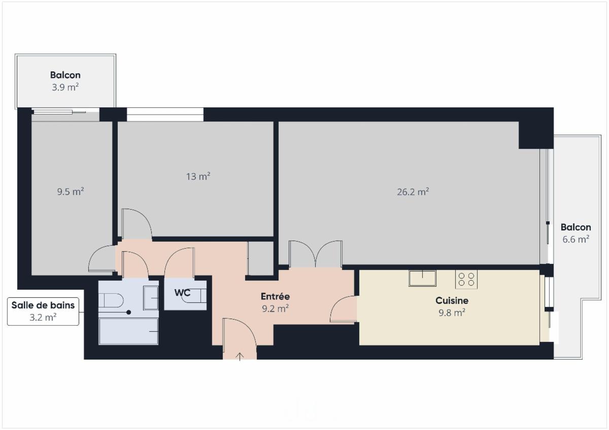 photo 17 du bien Un appartement G.3 au 3e étage droit 