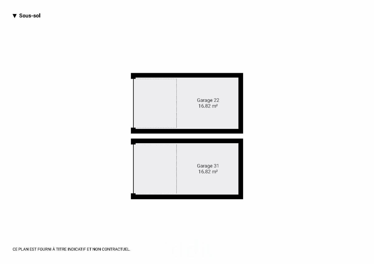 photo 21 du bien Lot 1 : L’ appartement « H5 » au 5e étage et 2 garages