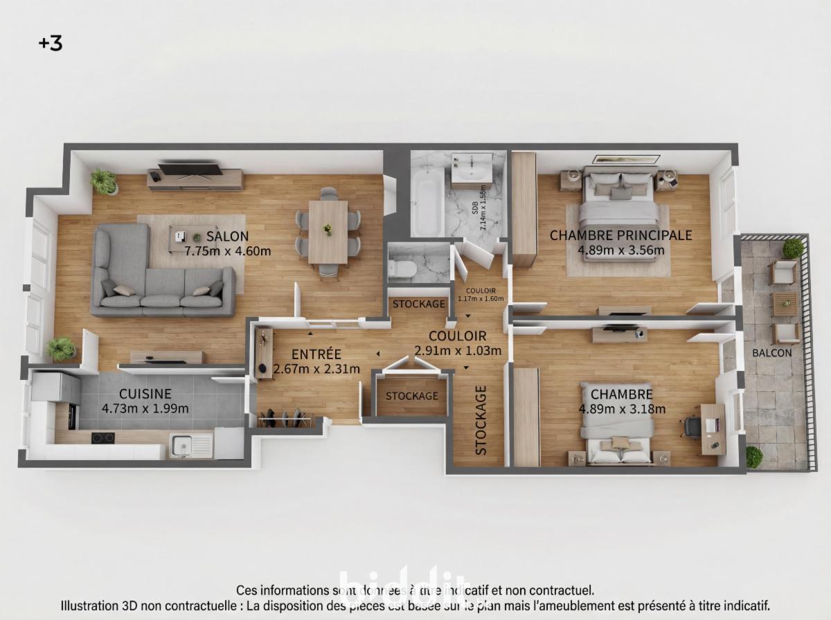 photo 20 du bien Appartement avec cave et garage