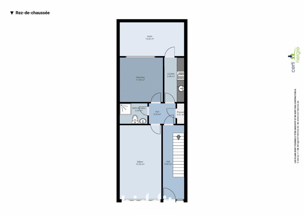 photo 9 du bien Lot 1 : Appartement rdc et 2 caves + garage au rdc. (lot 2)