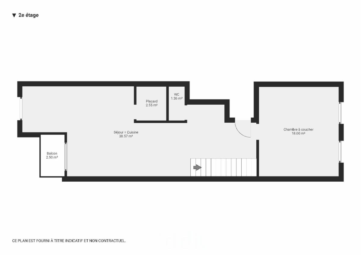 photo 15 du bien Appartement (duplex) au 2e et 3e étages